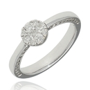 Fehér arany gyűrű 53-as méret - B19935_4I